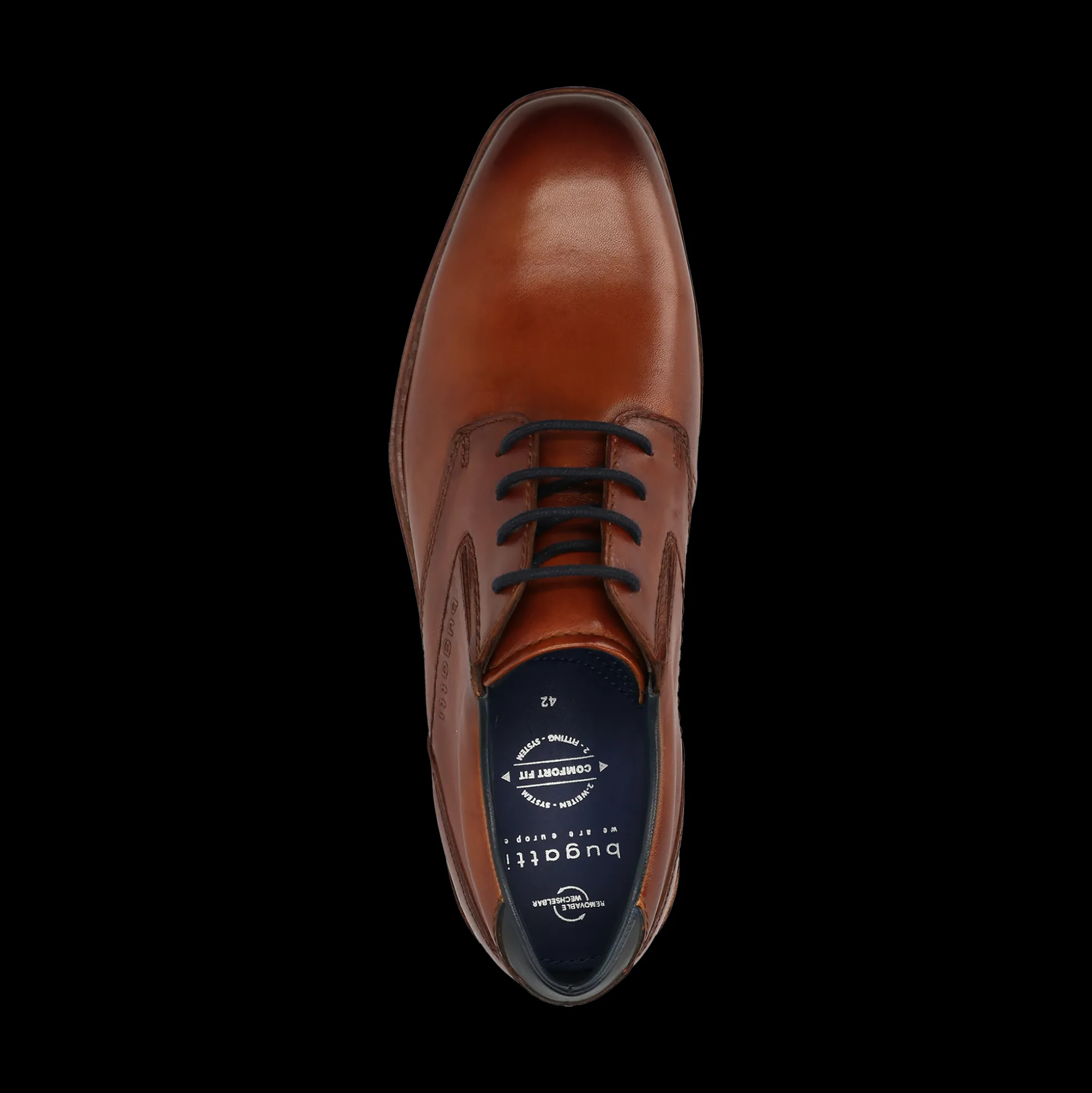 Business Schnürer cognac