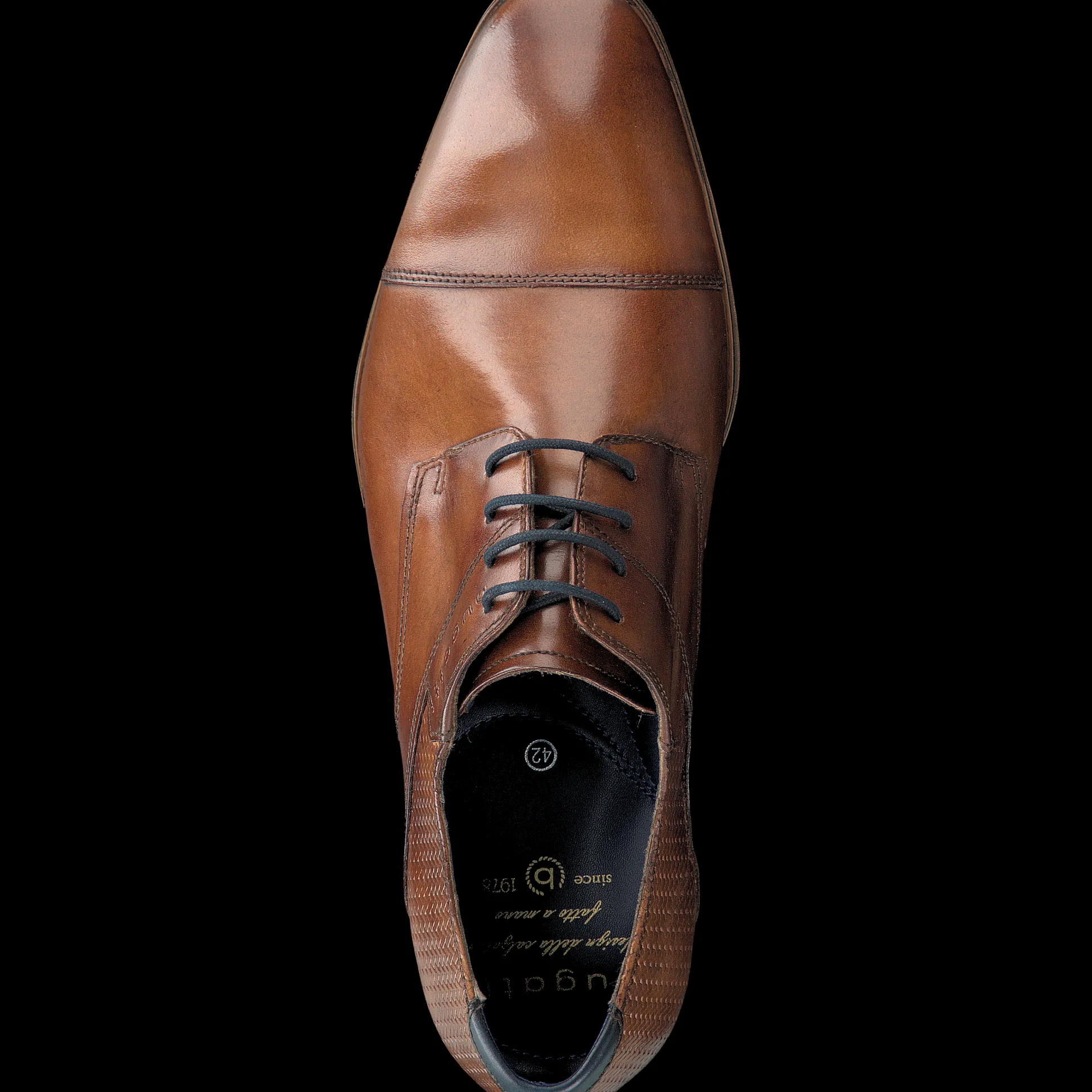 Business Schnürer cognac
