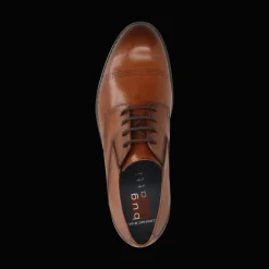 Leder Business Schnürer cognac