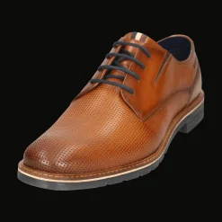 Leder Business Schnürer cognac