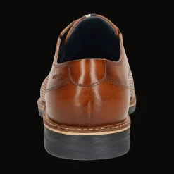Leder Business Schnürer cognac
