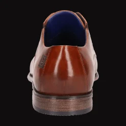Leder Business Schnürer cognac