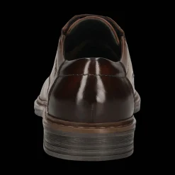 Leder Business Schnürer cognac