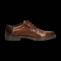 Leder Business Schnürer cognac