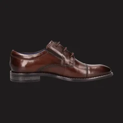 Leder Business Schnürer dunkelbraun