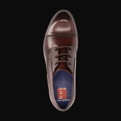 Leder Business Schnürer dunkelbraun