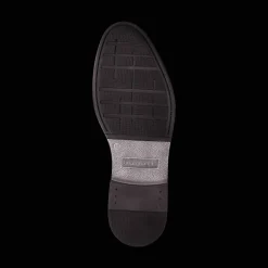 Leder Business Schnürer dunkelbraun
