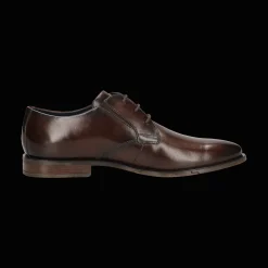 Leder Business Schnürer dunkelbraun