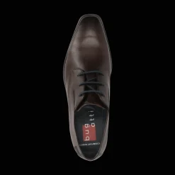 Leder Business Schnürer dunkelbraun