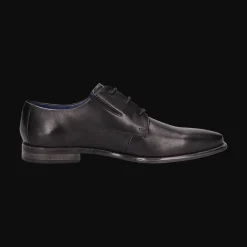 Leder Business Schnürer schwarz