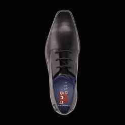 Leder Business Schnürer schwarz