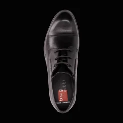 Leder Business Schnürer schwarz