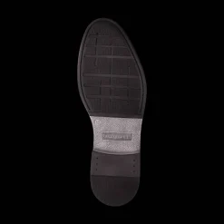 Leder Business Schnürer schwarz