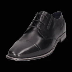 Leder Business Schnürer schwarz