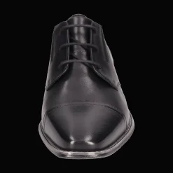 Leder Business Schnürer schwarz
