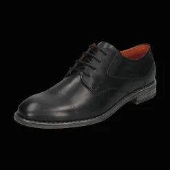 Leder Business Schnürer schwarz