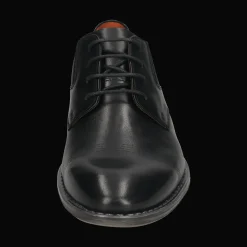 Leder Business Schnürer schwarz
