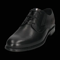 Leder Business Schnürer schwarz