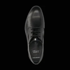 Leder Business Schnürer schwarz