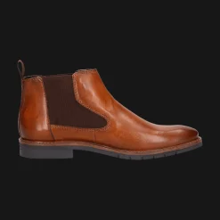 Leder Chelsea cognac