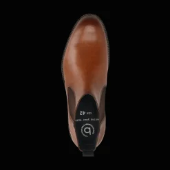 Leder Chelsea cognac