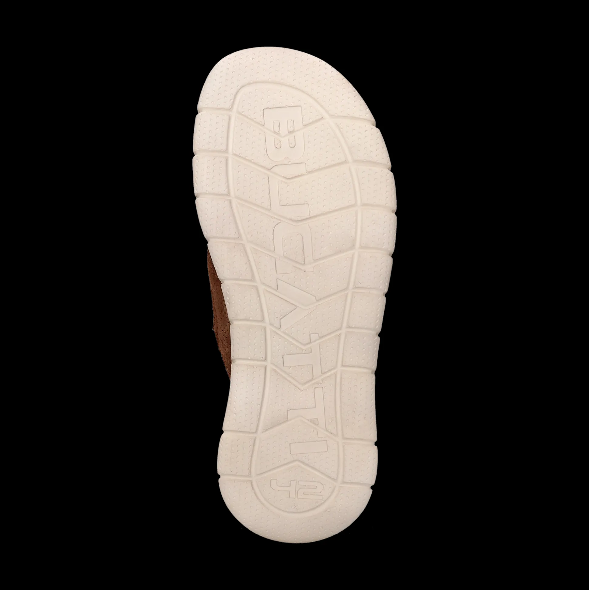 Leder Pantoletten cognac