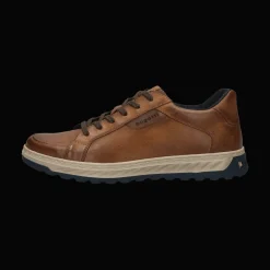 Leder Schnürer cognac