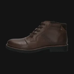 Leder Schnürstiefel braun