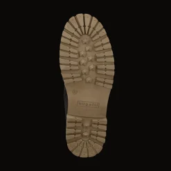 Leder Schnürstiefel dunkelbraun