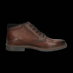 Leder Schnürstiefel mittelbraun
