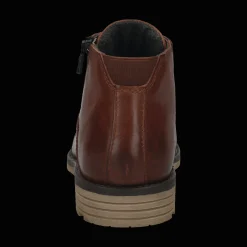 Leder Schnürstiefel mittelbraun