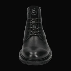 Leder Schnürstiefel schwarz