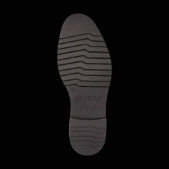 Leder Schnürstiefel schwarz