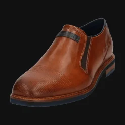 Leder Slip on cognac