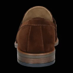 Leder Slip on dunkelbraun