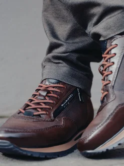 Leder Sneaker braun