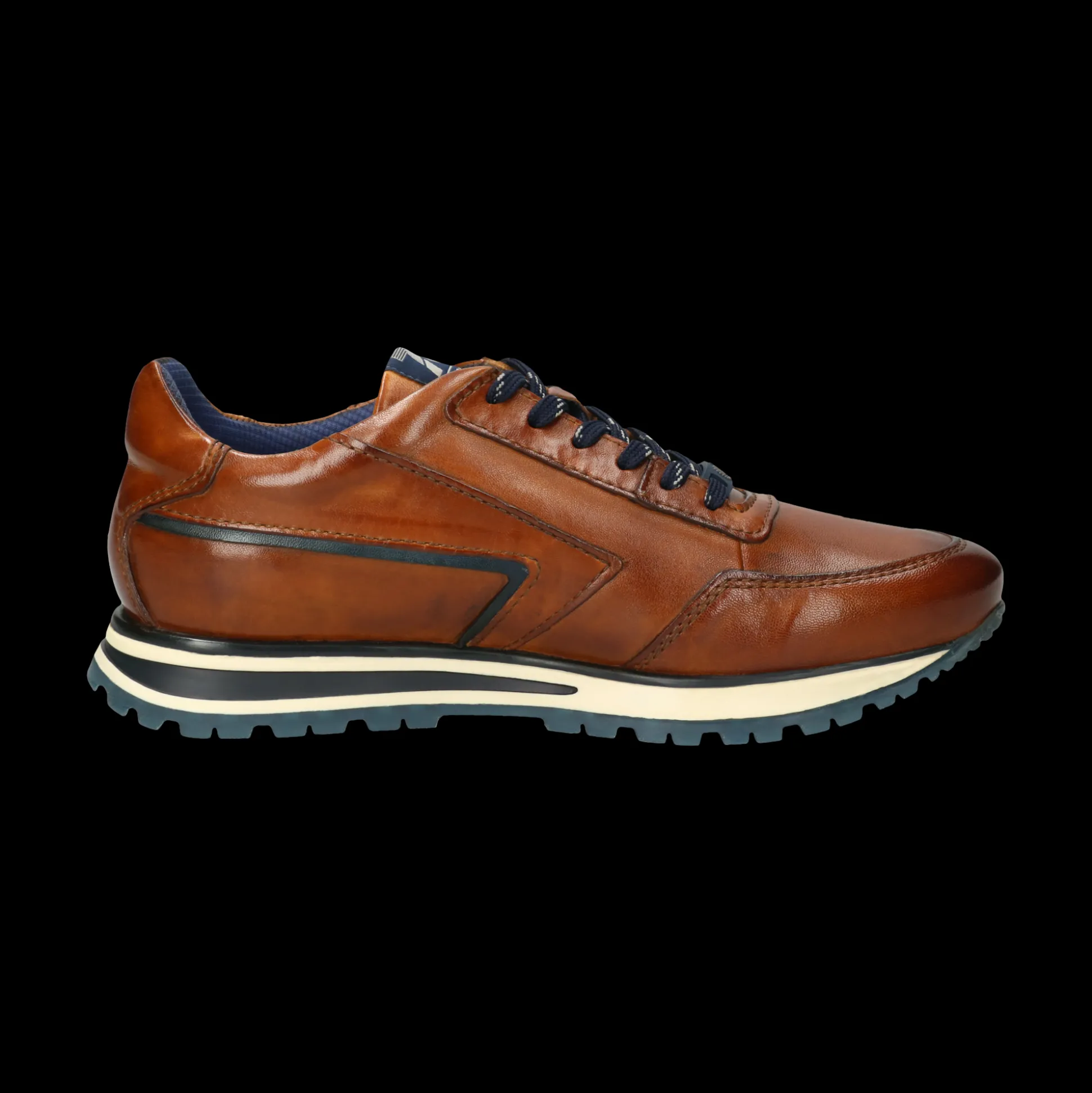 Leder Sneaker cognac