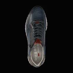 Leder Sneaker dunkelblau