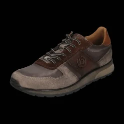 Leder Sneaker grau