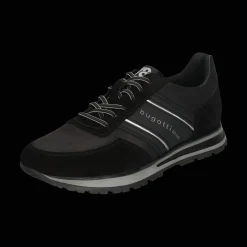 Leder Sneaker schwarz