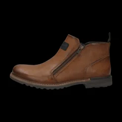 Leder Stiefel cognac