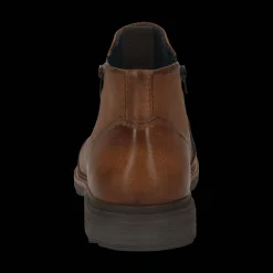 Leder Stiefel cognac
