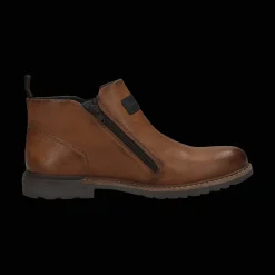Leder Stiefel cognac