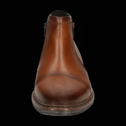 Leder Stiefel cognac