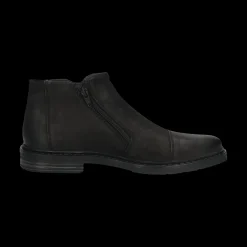 Leder Stiefel schwarz
