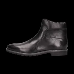 Leder Stiefel schwarz