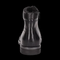 Leder Stiefel schwarz