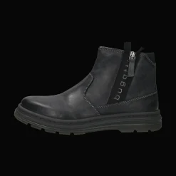 Leder Stiefel schwarz