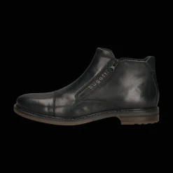 Leder Stiefel schwarz