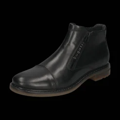 Leder Stiefel schwarz